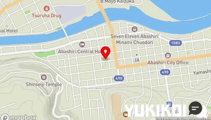 の地図 時代家 居酒屋 で 網走市