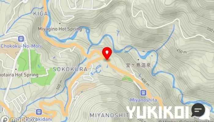 の地図 American Diner Funny’s レストラン で 箱根町