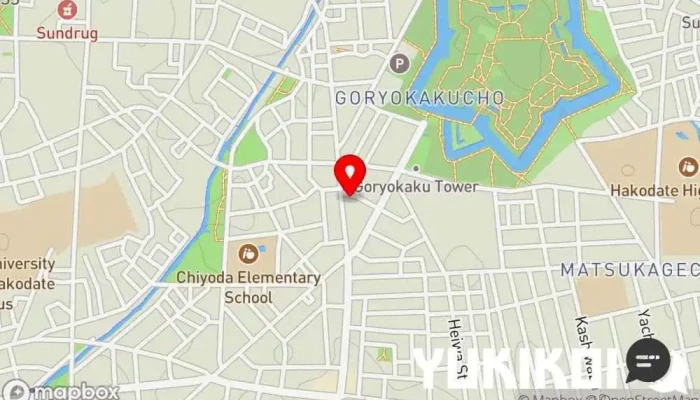 の地図 Asian Bar RAMAI 函館五稜郭店 アジア料理店, カレー店 で 函館市