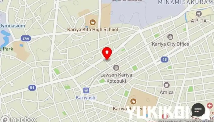 の地図 BINTANG☆BARU インドネシア料理店, アジア料理店, バリ島料理レストラン で 刈谷市