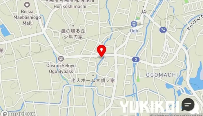 の地図 BISTROらくだ屋 居酒屋, 和食店, 日本式洋食レストラン, 中華料理店, レストラン, 洋食レストラン で 前橋市