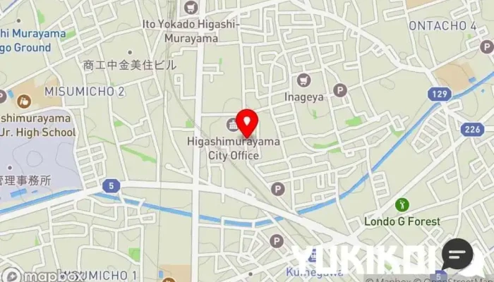 の地図 blue grove レストラン で 東村山市