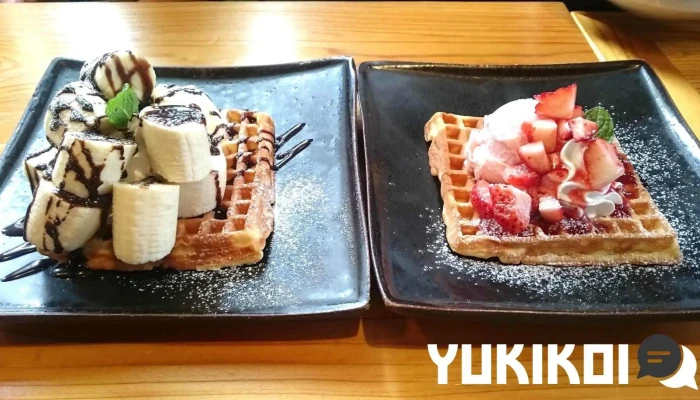 Cafe マシコビト -  ワッフル - 益子町