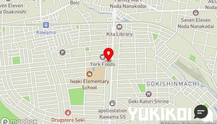 の地図 Cafe＆Dining Toshi レストラン で 野田市