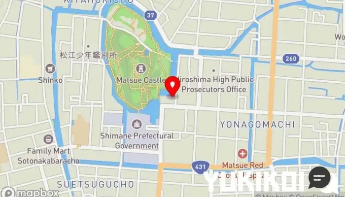 の地図 Café&Sweets Matsue Chatté (マツエチャッテ) カフェ・喫茶, スイーツ店, テイクアウト, 土産物店 で 松江市