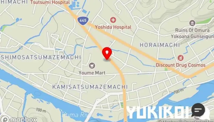 の地図 Caféレストラン ガスト 人吉店 ファミリー レストラン, 朝食レストラン, 日本式洋食レストラン, 宅配/出前, テイクアウト, レストラン, 洋食レストラン で 人吉市