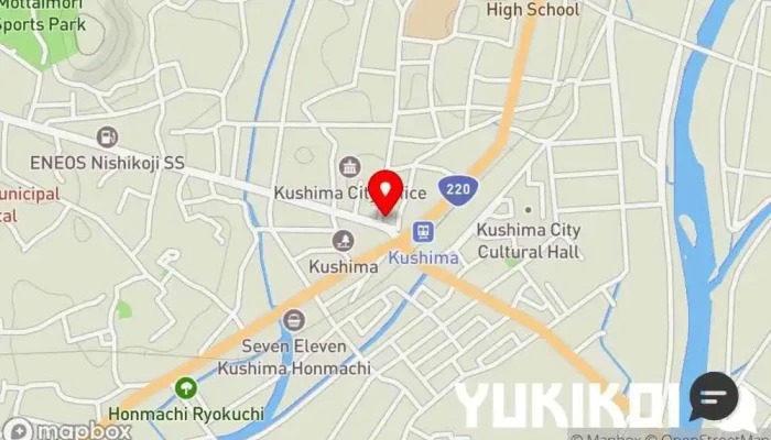 の地図 ceefoodダイニング ひふみん 和食店 で 串間市