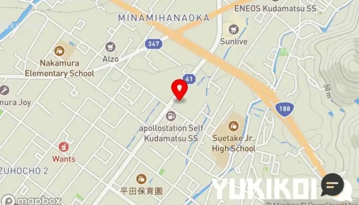 の地図 CoCo壱番屋 下松末武店 カレー店 で 下松市