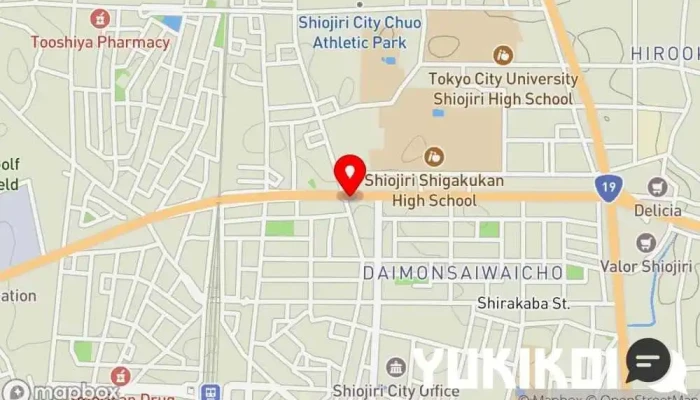 の地図 CoCo壱番屋 塩尻大門並木町店 カレー店 で 塩尻市