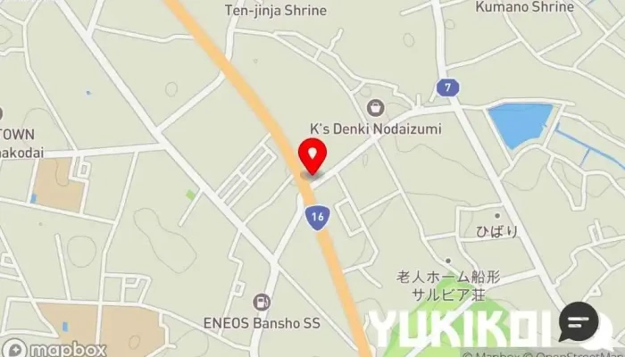 の地図 CoCo壱番屋 野田船形ショッピングセンター店 カレー店 で 野田市