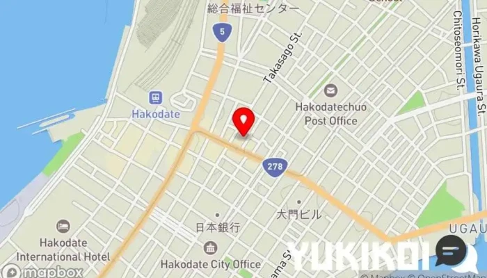 の地図 Crab House シーフード・海鮮料理店 で 函館市