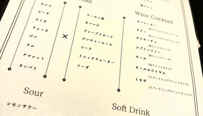 Don Cona Conery 品川 -  メニュー - 港区