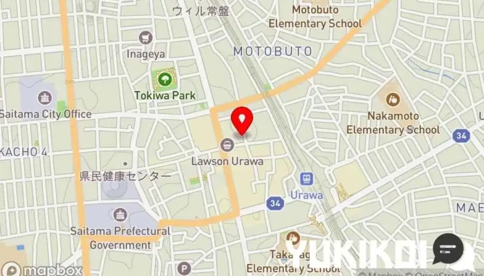の地図 ECCOLA（エッコラ） イタリア料理店 で さいたま市