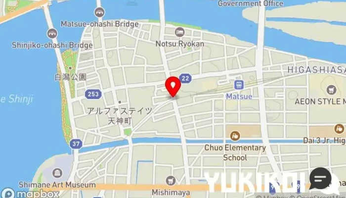 の地図 ESOLA 松江駅前店 イタリア料理店 で 松江市