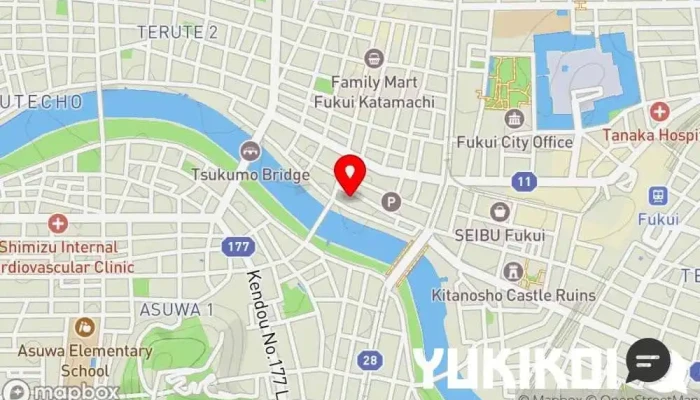 の地図 Fukui French Aujus（福井フレンチオージュ） フランス料理店, かに料理店, レストラン で 福井市