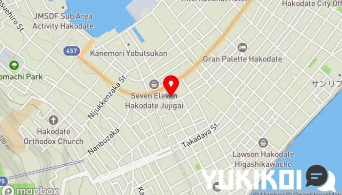 の地図 Grano E Acqua イタリア料理店 で 函館市