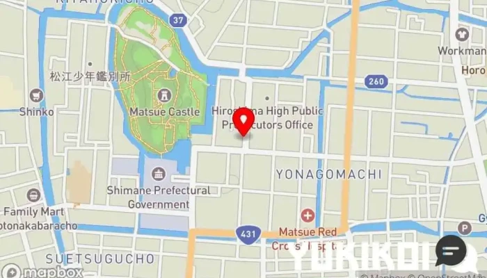 の地図 Green's Baby レストラン, サラダ ショップ で 松江市