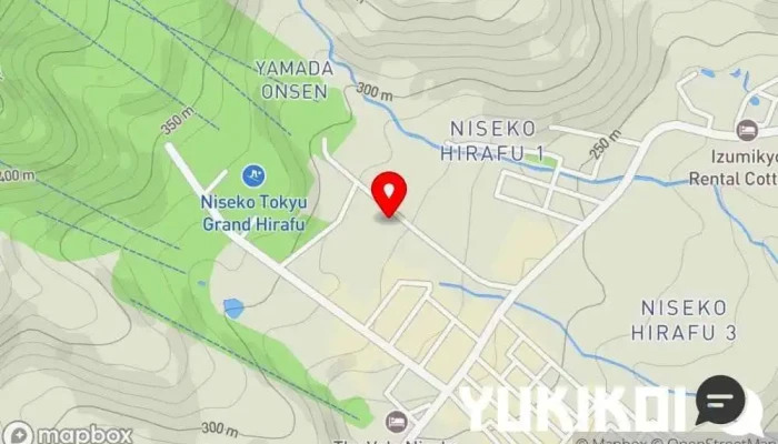 の地図 HakuSteak レストラン で 倶知安町