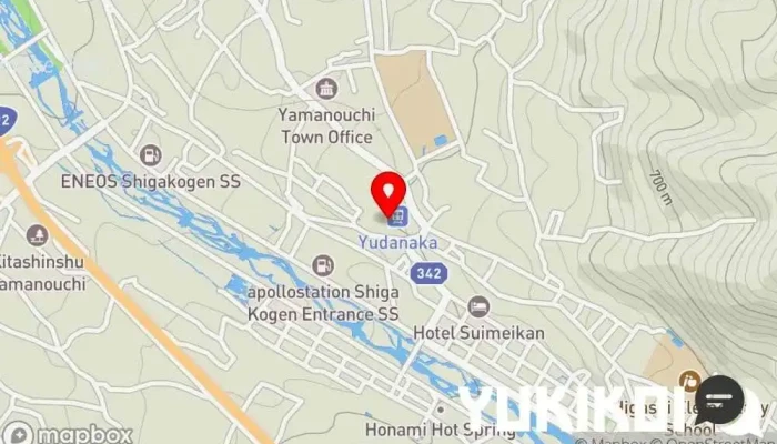 の地図 JAPANESE DINING GOEN モダン居酒屋レストラン, バー, 地ビール レストラン, カフェ・喫茶, 居酒屋, 和食店, 串焼き店, 宅配/出前, 寿司店, 天ぷら店 で 山ノ内町