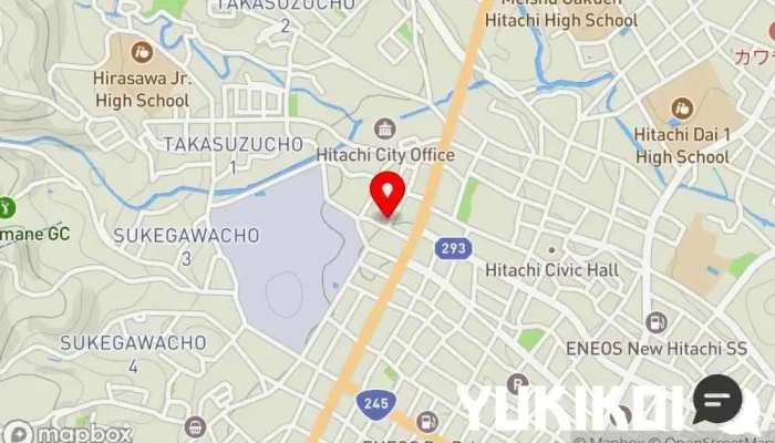 の地図 KAHIKA 洋食レストラン で 日立市