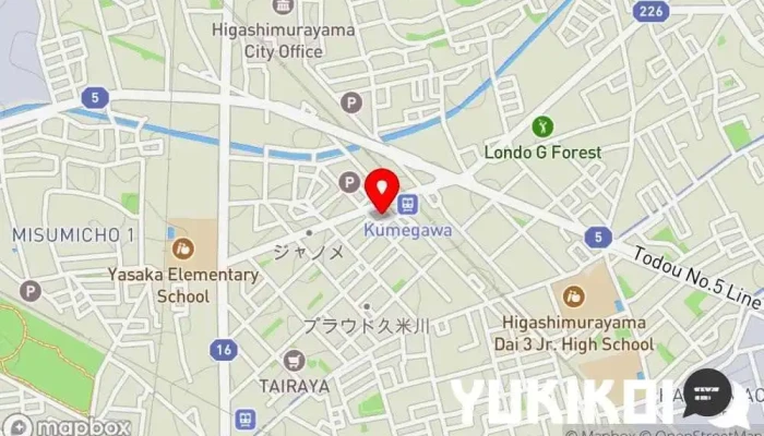 の地図 KIMURAYA くめバル59 イタリア料理店 で 東村山市