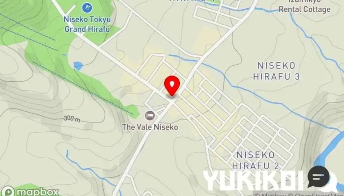 の地図 Kyoto Mimikou at The Flats. Odin Place レストラン で 倶知安町