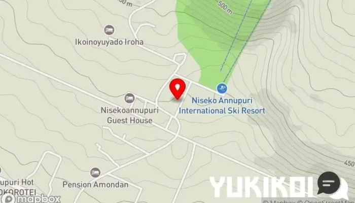 の地図 Luckyfingers Restaurant 和食店 で ニセコ町