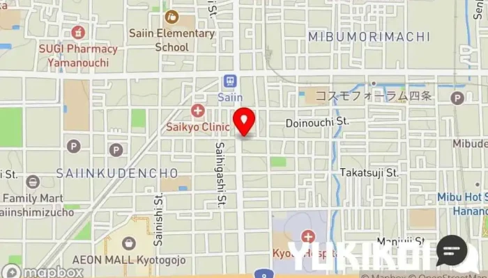 の地図 Maker レストラン で 京都市