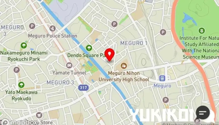 の地図 Mark's Tokyo レストラン で 目黒区