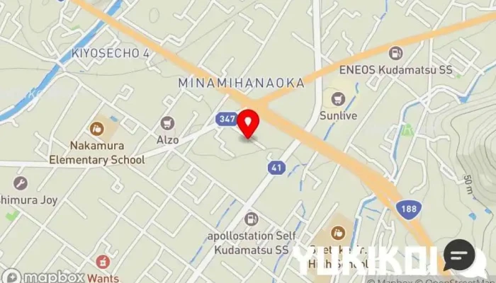 の地図 MERUBANI 下松店 インド料理店 で 下松市