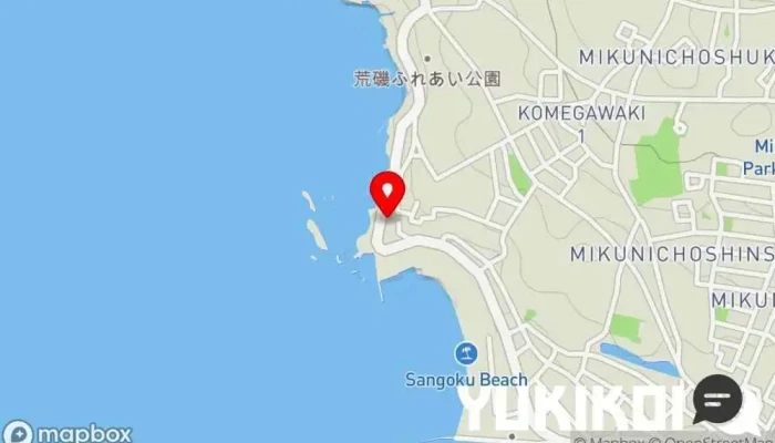 の地図 miyoshiro（三好楼） 日本式洋食レストラン で 坂井市