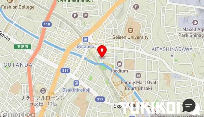 の地図 MR.CHICKEN鶏飯店 シンガポール料理店, テイクアウト で 品川区