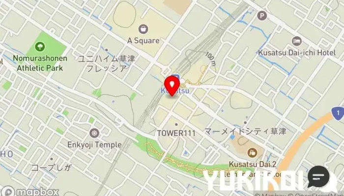 の地図 Namaste Taj Mahal 草津駅前店 ナマステタージマハル インド料理店, カレー店, テイクアウト, ネパール料理店 で 草津市