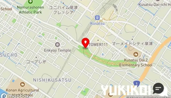 の地図 NICOLAO Coffee and Sandwich KUSATSU COCORIVA店 カフェ・喫茶, コーヒー スタンド, テイクアウト, レストラン, サンドイッチ店 で 草津市