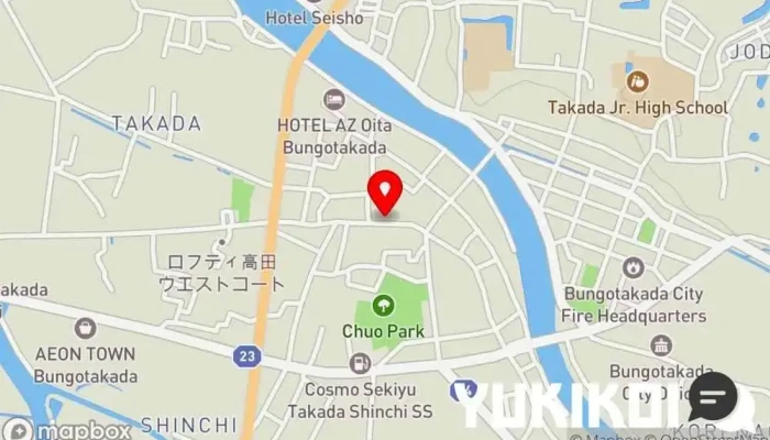 の地図 Okiraku Dining 吞もうっちゃ 居酒屋 で 豊後高田市
