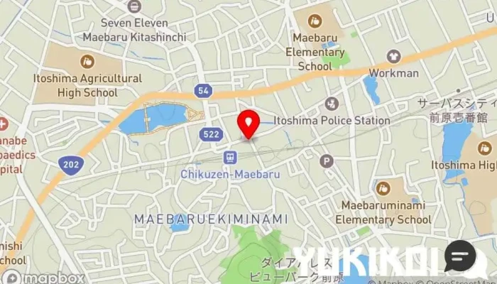 の地図 Osteria＆Pizzeria Felice（オステリア＆ピッツェリア フェリーチェ） イタリア料理店 で 糸島市