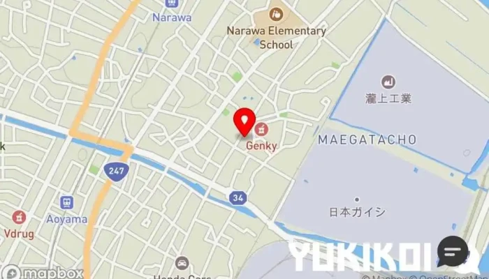 の地図 PISOLA 半田店 ファミリー レストラン で 半田市