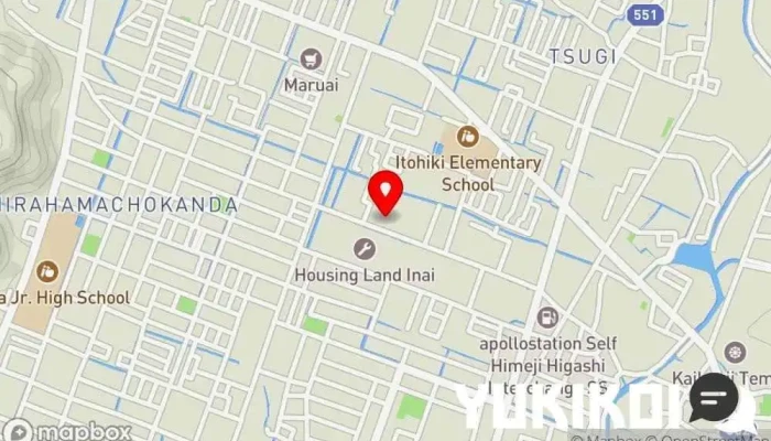 の地図 pizza ＆ cafe il vesta (イルヴェスタ) イタリア料理店 で 姫路市
