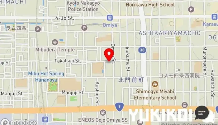 の地図 q＋M , kyoto, japan レストラン で 京都市