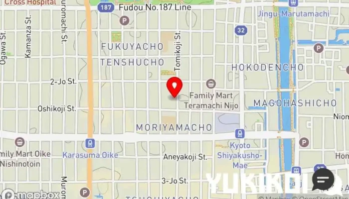 の地図 Restaurant MOTOÏ モダン フランス料理店, フランス料理店 で 京都市