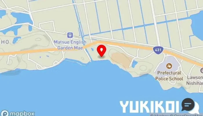 の地図 Restaurant & Wedding LAUT フランス料理店, 結婚式場 で 松江市
