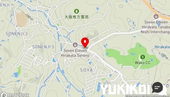 の地図 Restaurant 鎌倉 レストラン で 枚方市