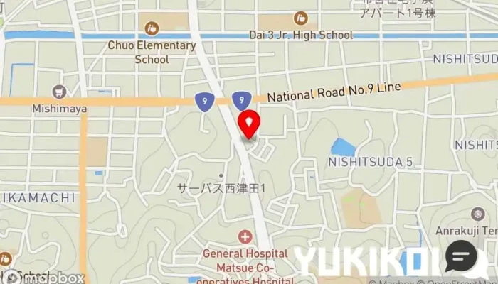 の地図 RISTORANTE grappa -グラッパ 松江- イタリア料理店, レストラン で 松江市