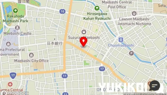の地図 SHIROIYA the RESTAURANT レストラン, 郷土料理店 で 前橋市