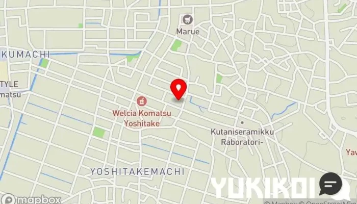 の地図 SHÓKUDŌ YArn レストラン で 小松市