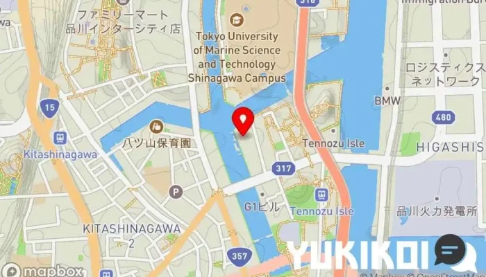 の地図 SOHOLM レストラン で 品川区