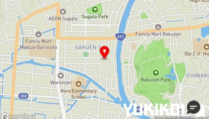 の地図 SPICE インド料理店 で 松江市