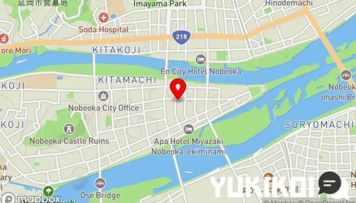 の地図 Steak-House-Kurogane ステーキハウス で 延岡市