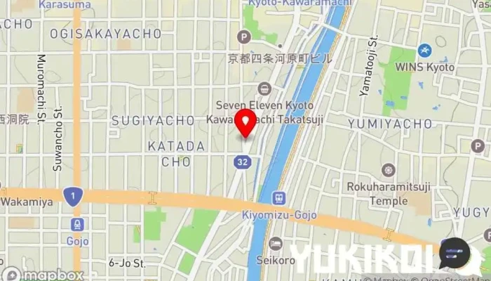 の地図無国籍料理店, 和食店, 洋食レストラン Sugarhill Kyoto en 京都市 の地図 Sugarhill Kyoto 無国籍料理店, 和食店, 洋食レストラン で 京都市