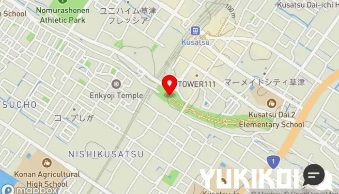 の地図 SUNDAY'S BAKE RIVER GARDEN ピザ店, バーベキューエリア, カフェテリア, イタリア料理店, テイクアウト, 持ち帰り用ピザ で 草津市